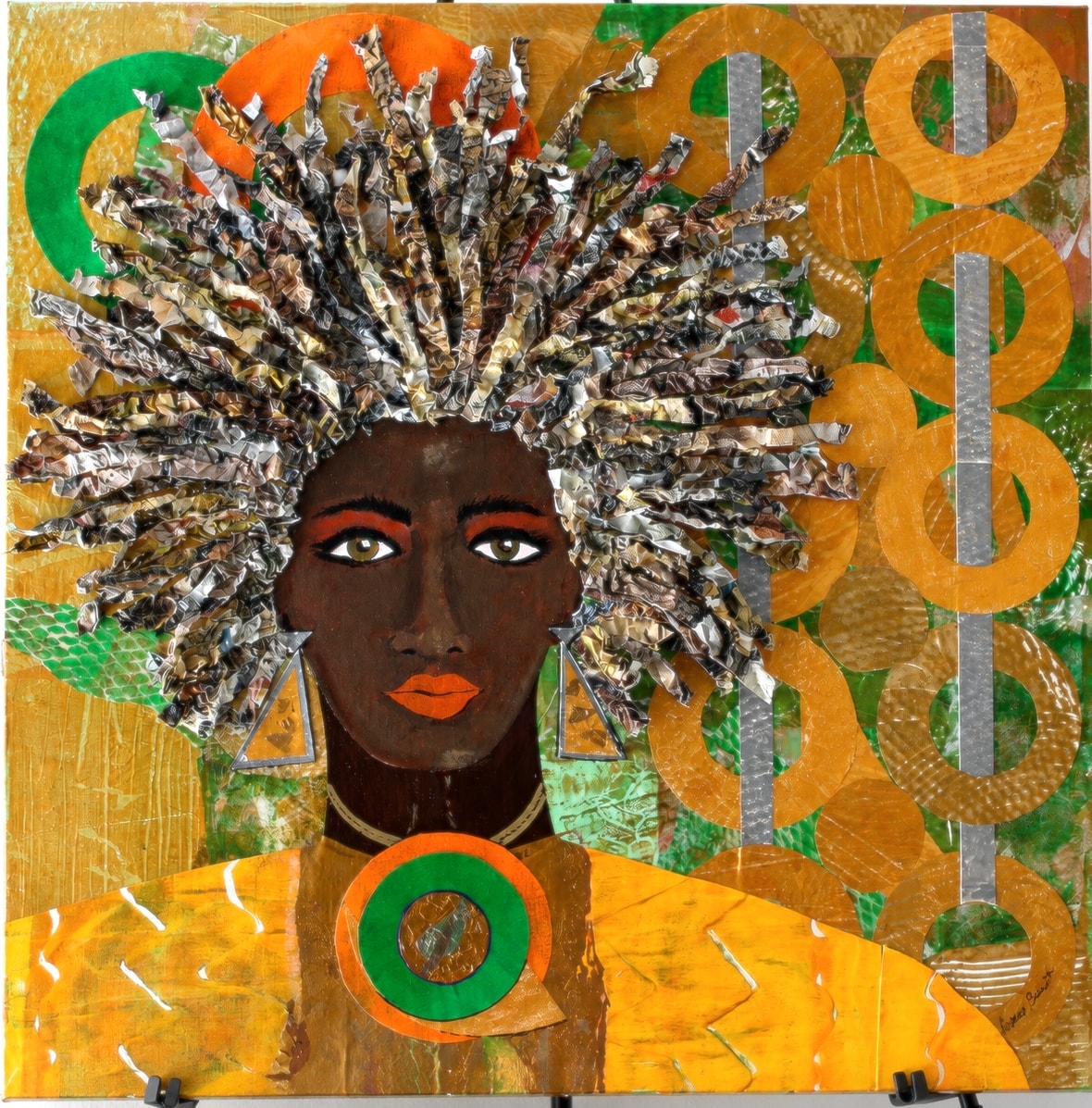 Circuitous Journey — Mixed media on wood